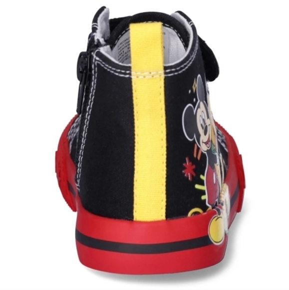 Disney Mickey Mouse High Top Sneakers size 9 NWT - Picture 6 of 9